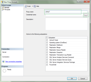 Enter Proxy Name